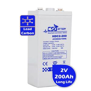 CSBattery <span class=keywords><strong>2V</strong></span> 200ah Bateria Storage Deep Cycle <span class=keywords><strong>Battery</strong></span> for Solar Generator/Toy/Boat/Pump/Street-Light/Vs: Hoppecke/Eastar/Amy - Product Image 1