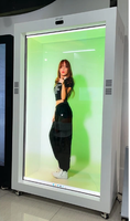 75 pouces 86 pouces Android 3D hologramme boîte LCD vidéo publicité écran Transparent écran tactile Transparent affichage numérique kiosque