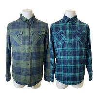 Benutzer definierte New Fashion Heavyweight Langarm Button Up Pocket Insert Scoop Bottom Herren Flanell Shirt