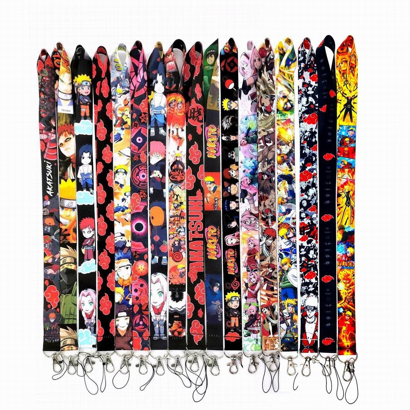 Hot Sale Creative Cool Cartoon Ninja Lanyards Satin Accessories Neck Anti-Lost Strap Card Holder Phone Case Lanyards Wholesale Image 3