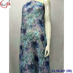 Tissu Voile Impression Numérique Design Personnalisé 50% Rayonne 50% Viscose 100% Tissu Rayonne pour Robes Jupes Style Uni pour Filles - Product Image 6