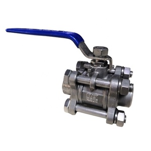 1000wog <span class=keywords><strong>3</strong></span> cái thép không gỉ 304 316 304L 316L <span class=keywords><strong>cf8m</strong></span> 1/2 "Van bi với ren kết thúc NPT ba mảnh van bi - Product Image 4