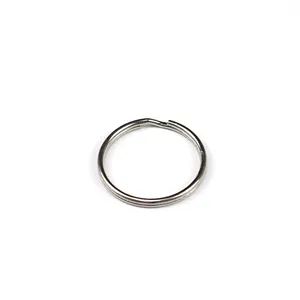 Tùy Chỉnh Thép Không Gỉ Đánh Bóng Và Sáng Vòng Kim Loại Keyring Chia Nhẫn Phụ Kiện