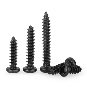 Vis autotaraudeuses à tête fraisée Phillips en acier au carbone noir Gelisen PA M1 M2 M2.6 M3 M4 pour le bois - Product Image 2