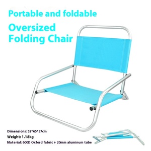 Silla de <span class=keywords><strong>Playa</strong></span> Plegable de Tela Oxford con Tubo de Aluminio de Patas Cortas, Diseño de Ocio al Aire Libre <span class=keywords><strong>para</strong></span> Acampar y Usar en <span class=keywords><strong>la</strong></span> <span class=keywords><strong>Playa</strong></span>, Silla Brasil - Product Image 6