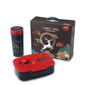 Wholesale Best Selling Food Containers Kids Insulated Thermo Lunch Box Water Bottle Kids Lunch Box Set Japanese Bento Box Kids