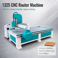 Máquina Fresadora CNC para Madera JLE CNC TECH 1325, 3 Ejes, Control DSP, Husillo Único, para Paneles de Muebles de Cocina