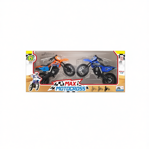 Motocicleta de juguete Max Motocross a escala 1:12, juego de motocicletas de metal fundido a presión para niños mayores de 3 años - Product Image 2