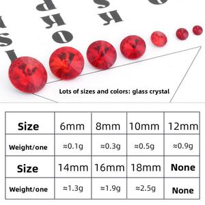 Accesorios para el Cabello con Cristales 3D en Forma de Diamante, Cristal de Rhinestone para Ropa, Pedido Mínimo de 100 Piezas, Punta Puntiaguda para Decoración de Cabeza - Product Image 6