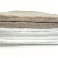Matériau de rembourrage coloré, chaud, en polyester creux, conjugué, thermocollé, antistatique et recyclable pour matelas