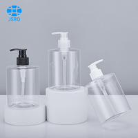 Bouteille à pompe de lotion pour le corps en plastique savon liquide pour animaux de compagnie 500ml bouteille d'alcool pour le lavage des mains transparente bouteille vide de cosmétiques