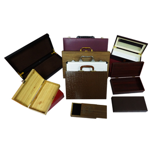 Tùy Chỉnh Khác Nhau <span class=keywords><strong>Mahjong</strong></span> Bao Bì Bằng Gỗ Nhôm Giả Da PU Hộp Giấy Trong Suốt Acrylic Hộp - Product Image 6