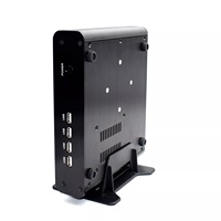 Núcleo de ordenador compacto sin ventilador, ranura i7 5500U 8565U M.2 para SATA3.0 con Mini PCI E Wi-Fi, mini pc de escritorio