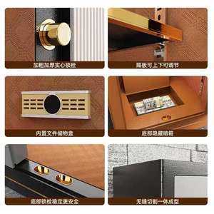 FAYI 스마트 숨겨진 안전 캐비닛 | 집행 사무실 및 문서 및 귀중품에 안전한 내화 6ft 전자 디지털 잠금 장치 - Product Image 5