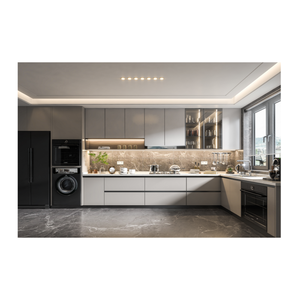 خزانات قاعدة مجموعة كاملة من الخشب بالجملة عالية الجودة للبيع الساخن شقة حديثة صديقة للبيئة صلبة - Product Image 1