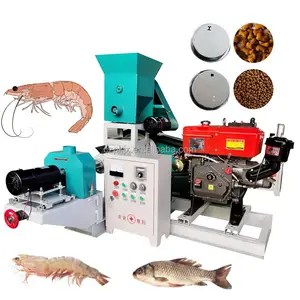 Machine de fabrication d'aliments pour crevettes pour produits aquatiques installation flottante d'alimentation pour poissons pour usine de transformation d'aliments pour animaux