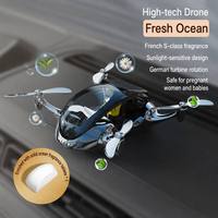 Diffuseur d'arômes créatif solaire rotatif pour voiture, décoration intérieure d'avion, accessoires de parfum haut de gamme