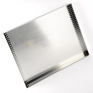 ถาดอบขนมแบบไม่ติดกระทะสำหรับเตาอบเค้กขนมปังถาดอลูมิเนียมเจาะรูพลาสติกรองรับสแตนเลสแบรนด์ HDG - Product Image 1