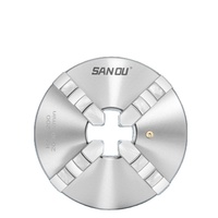 Mandrin manuel auto-centrant à 4 mors HY Precision en acier pour tour