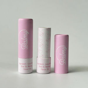 หลอดกระดาษคราฟท์ย่อยสลายได้สำหรับเครื่องสำอางฝาปิดบรรจุภัณฑ์เครื่องสำอางลิปบาล์มกระดาษแข็งระงับกลิ่นกายในบรรจุภัณฑ์คราฟท์ - Product Image 1