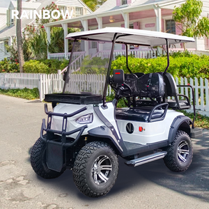 Nouveau chariot de golf électrique 2 + 2 quatre places voiturette de golf pneus de buggy de plage - Product Image 2