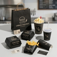 Großhandel Kundenspezifische Bedruckte Mitnahme-Lunchbox aus Kraftpapier für Fast-Food-Restaurants und Lieferungen