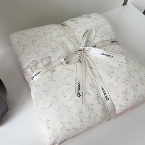 Set di Quattro Pezzi in Puro Cotone a Doppio Strato Stile Country, Set di Tre Pezzi <span class=keywords><strong>per</strong></span> <span class=keywords><strong>Letto</strong></span> in 100% Cotone, Copripiumino <span class=keywords><strong>per</strong></span> <span class=keywords><strong>Bambini</strong></span> - Product Image 4