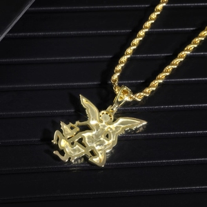 Collana con Ciondolo Personalizzato in Stile Hop Fashion, San Michele in Oro - Product Image 4