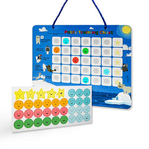 Tableau de récompense magnétique bleu motif pingouin ours polaire tableau blanc d'écriture pour les missions de récompense des enfants - Product Image 1