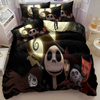 Ensemble de literie trois pièces de luxe imprimé numérique écologique imprimé sur mesure du fabricant housse de couette moelleuse dessin animé pour enfants