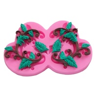 Hochwertige symmetrische zarte Spitze Silikon form Kuchen Backen Flüssige Silikon form Zucker Back dekoration Silikon werkzeuge