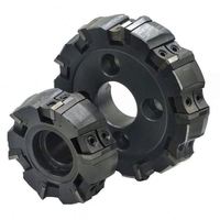 Tête de fraisage CNC robuste pour fraisage à 75 degrés, tête de fraisage d'angle droit indexable 125 160 200, tête de fraisage volante