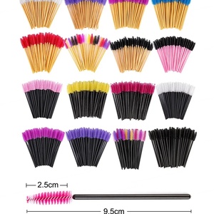 Brosse de nettoyage pour cils et applicateur de mascara avec porte-clés, logo personnalisé, outil portable pour l'entretien des extensions de cils en salon - Product Image 6