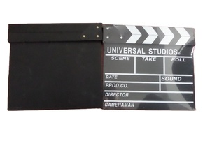 Clapperboard en MDF écologique de haute qualité, <span class=keywords><strong>personnalisable</strong></span>, imprimé UV, taille <span class=keywords><strong>personnalisable</strong></span>, accessoires de tournage de films et de séries télévisées - Product Image 4