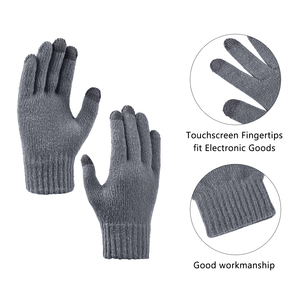 <span class=keywords><strong>Ensemble</strong></span> <span class=keywords><strong>bonnet</strong></span>, <span class=keywords><strong>écharpe</strong></span> et gants tricotés chauds d'hiver pour <span class=keywords><strong>femme</strong></span> LCZTN avec protection des oreilles, circonférence de la tête 58-60CM, détection par aiguille - Product Image 6