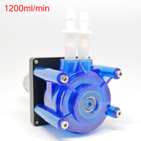 Dropship Large Flow DC12/24V 1200 ml/Min Machine de remplissage de boissons à circulation auto-amorçante Pompe à eau Pompe à sirop Pompe péristaltique