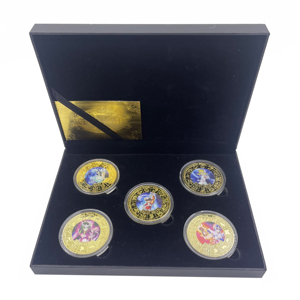 เหรียญทองคำ 24k ลายการ์ตูนอนิเมะญี่ปุ่นเซนต์เซย่า เอเธน่า สำหรับนักสะสม - Product Image 6
