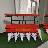 Offre Spéciale Mini Tracteur PTO Driven Farm Reaper Harvester Machine pour Maïs Riz Blé Luzerne Herbe Thé Feuille Maïs Récolte