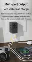 Adaptateur de voyage universel Worldplug GaN PD35W multi-prises, chargeur rapide, adaptateur de voyage universel pour téléphone et tablette