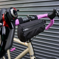 Sac de rangement de guidon de vélo de style rouleau, sac de rangement avant portable pour le cyclisme en extérieur