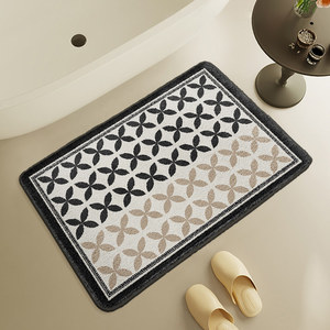 Tapis de bain Tianfu Sacred Flame, style nordique, en fausse fourrure de cachemire, épais et absorbant, pour salle de bain et chambre à coucher, 60x90cm - Product Image 3
