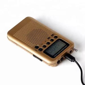 Vopull Golden Am Fm Radio tascabile portatile con Display LCD portatile banda aereo Radio FM/MW/SW/AIR/ <span class=keywords><strong>CB</strong></span>/VHF World Band - Product Image 5