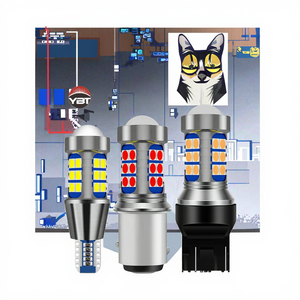 Ampoule LED 1156 BA15S P21W 3030 27smd T20 7440 7443 CanBus 1157 BAY15D, feu stop LED, clignotant LED, feu de recul pour 12V 24V - Product Image 2