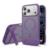 Coque de téléphone magnétique avec béquille intégrée pour chargement sans fil, compatible iPhone 18 16 11 12 Plus 13 14 15 17 Pro Max