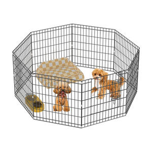 Köpek çit katlanabilir kapalı küçük köpek tavuk tavşan kafesi katı çevre dostu avrupa versiyonu için <span class=keywords><strong>Pet</strong></span> bariyeri doğrudan - Product Image 1
