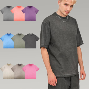 Nuovo lancio estivo peso massimo 260g cotone Ombre tinti Vintage Vintage a maniche corte <span class=keywords><strong>T</strong></span> - Shirt Euro - American Size <span class=keywords><strong>Cross</strong></span> - Product Image 1