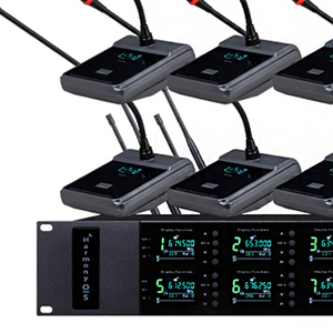 Micro Để Bàn Không Dây Một Cho Tám Với Đầu Thu Micrô Cổ Ngỗng Hội Nghị UHF Cho Máy Chủ Biểu Diễn Sân Khấu Giảng Dạy Lời Nói - Product Image 2