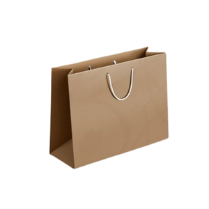 Sac en papier kraft écologique de la meilleure qualité à emporter avec logo personnalisé et faible quantité minimale de commande - Product Image 6