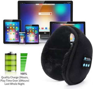 2025 nuovo copricapo di musica elettronica TWS cuffie più calde <span class=keywords><strong>cuffia</strong></span> auricolare riscaldamento inverno Smart senza fili <span class=keywords><strong>cuffia</strong></span> - Product Image 2