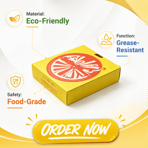 Caja de Papel para Alimentos para Llevar, Cajas de <span class=keywords><strong>Pizza</strong></span> Corrugadas de 9, 10, 11, 12 y 14 Pulgadas, Diseño Personalizado, Cajas Desechables para Entrega de <span class=keywords><strong>Pizza</strong></span> - Product Image 1